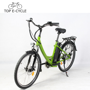 Дешевая цена e-bike 26 дюймов E Bike Индивидуальный электрический велосипед для женщин из Европы, сделанный в Китае
